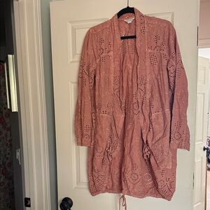 Sundance Moonlight Eyelet Cardigan